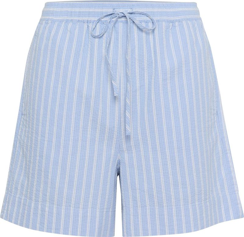 SOAKED IN LUXURY Broek 'Anvitte'  hemelsblauw / wit