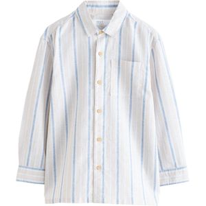 Next Overhemd  beige / blauw / wit