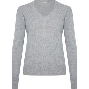 Style Republic - Trui - Lichtgrijs - Knitwear - V-hals - Lange Mouw
