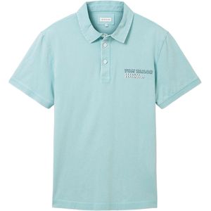 TOM TAILOR washed polo Heren Poloshirt