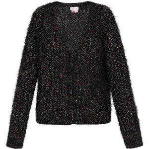 IZIA Gebreid vest  zwart