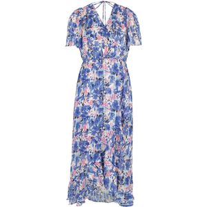 Wallis Petite Jurk  blauw / lichtblauw / rosé / wit