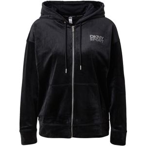 DKNY - Performance - Sweatvest - Zwart - Capuchon met Ritssluiting