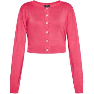 faina Gebreid vest  pink