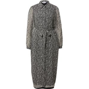 EDITED Blousejurk 'Zakia'  zwart / wit