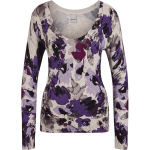 MADELEINE Trui  grijs / sering / bessen / donkerlila