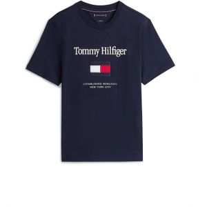 TOMMY HILFIGER Shirt  marine / rood / wit