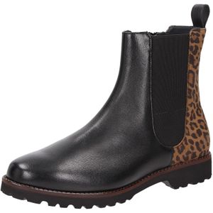 SIOUX Chelsea boots ' Meredith-750-H '  lichtbruin / donkerbruin