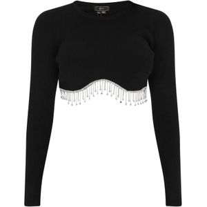 faina Shirt  zwart / zilver