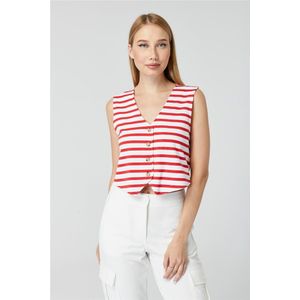 HOME STORE Top  rood / wit