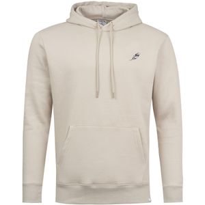 Mikon Sweatshirt 'Feder'  beige / zwart / wit
