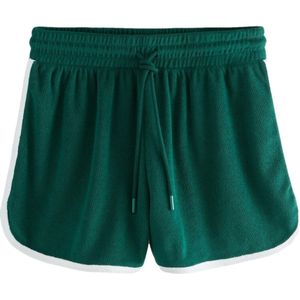 Next Broek  donkergroen / wit