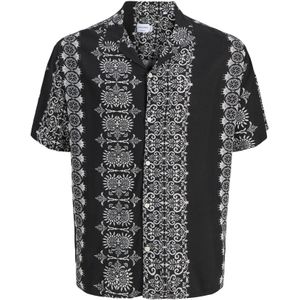 JACK & JONES Overhemd  zwart / wit
