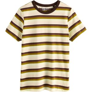 Next Shirt  chamois / ecru / chocoladebruin / olijfgroen