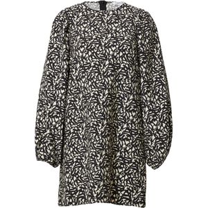 EDITED Jurk 'Enja'  beige / zwart