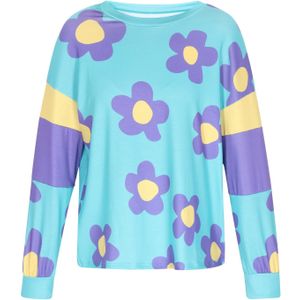 IZIA Sweatshirt 'Fashion Look'  lichtblauw / geel / lila