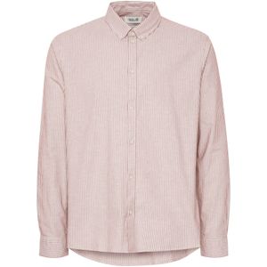 !Solid Shirt  pastelrood / wit