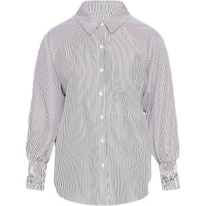 usha BLUE LABEL Blouse  blauw / wit