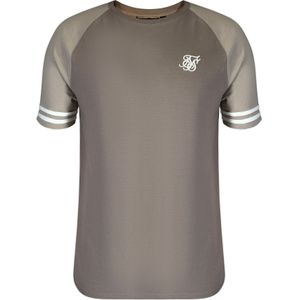 SikSilk Shirt  chamois / donkerbeige / wit