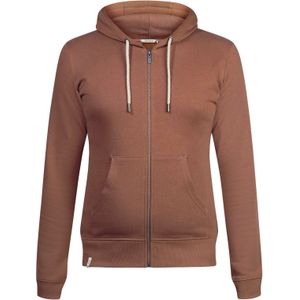 GREENBOMB Sweatvest  kastanjebruin