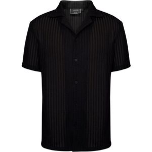 SikSilk Overhemd  zwart