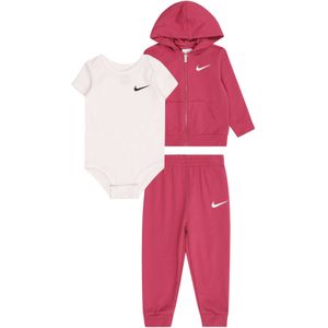Nike Sportswear Set  crème / magenta / zwart