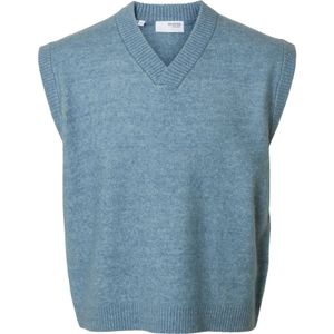 SELECTED Trui 'SLHRai'  blauw gemêleerd