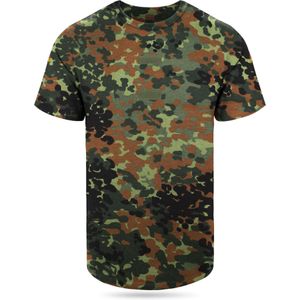 normani Shirt 'Tropen'  beige / bruin / kaki / donkergroen