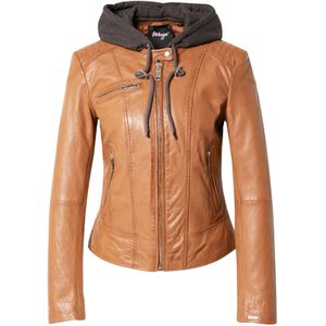 Maze Tussenjas 'Mico'  camel / donkergrijs