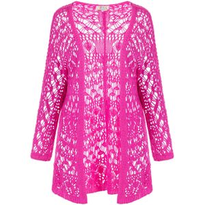 IZIA Gebreid vest  pink