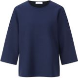 Rich & Royal - Shirt - Donkerblauw - Losse Pasvorm - Driekwart Mouw