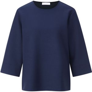 Rich & Royal - Shirt - Donkerblauw - Losse Pasvorm - Driekwart Mouw