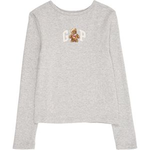 GAP Shirt  ombergrijs / lichtgeel / lichtgrijs / wit