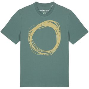 Watapparel Shirt ' Kreis '  geel / groen