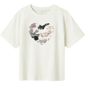 NAME IT Shirt 'NKFOIMAPASTAR'  lichtblauw / rosa / zilver / wit