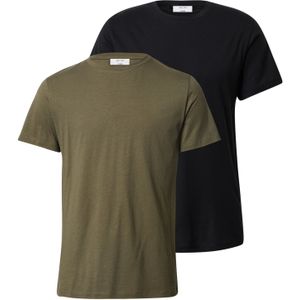 DAN FOX APPAREL Shirt 'Piet'  groen / zwart