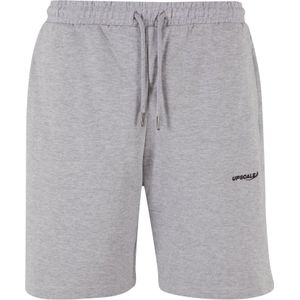 MT - Upscale Core EMB Heavy Sweatshorts - Heathergrey - Korte Broeken