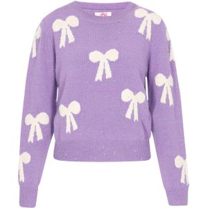 MYMO Trui  lila / wit