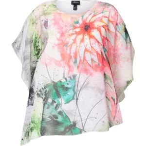 Ulla Popken Blouse  gemengde kleuren / offwhite