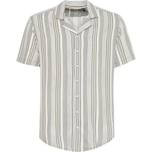 BLEND Overhemd  donkergroen / offwhite