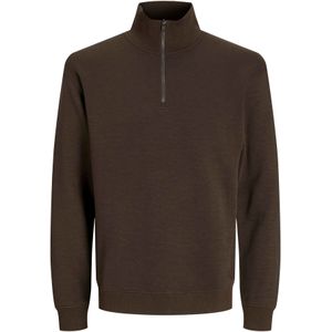 JACK & JONES Sweatshirt 'JJEBradley'  chocoladebruin