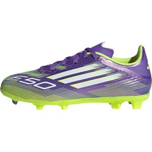ADIDAS PERFORMANCE Sportschoen 'F50 League'  geel / zilvergrijs / appel / donkerlila