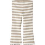 NAME IT Broek 'NMFTAIA'  beige / wit