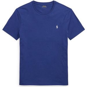 Polo Ralph Lauren - Effen Slim T-shirt - Blauw - Katoen