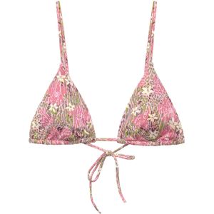 Pull&Bear Bikinitop  pasteelgeel / olijfgroen / braam / rosa