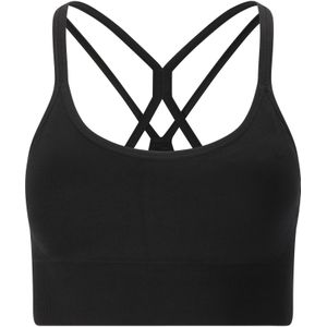 ATHLECIA - Foan V3 - Sportbeha - Zwart - Naadloos Design