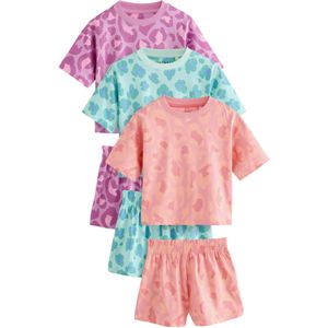Next Nachtkledij  mintgroen / lila / oranje / zalm roze