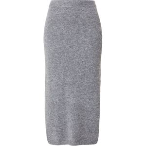 VILA Rok 'VIINES'  grijs gemêleerd