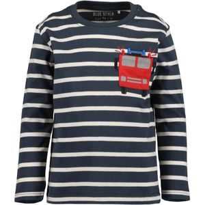 Blue Seven - Langarmshirt - Donkerblauw - Lange Mouwen - Casual