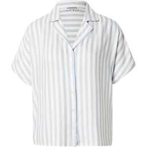 BONOBO Blouse  lichtblauw / wit
